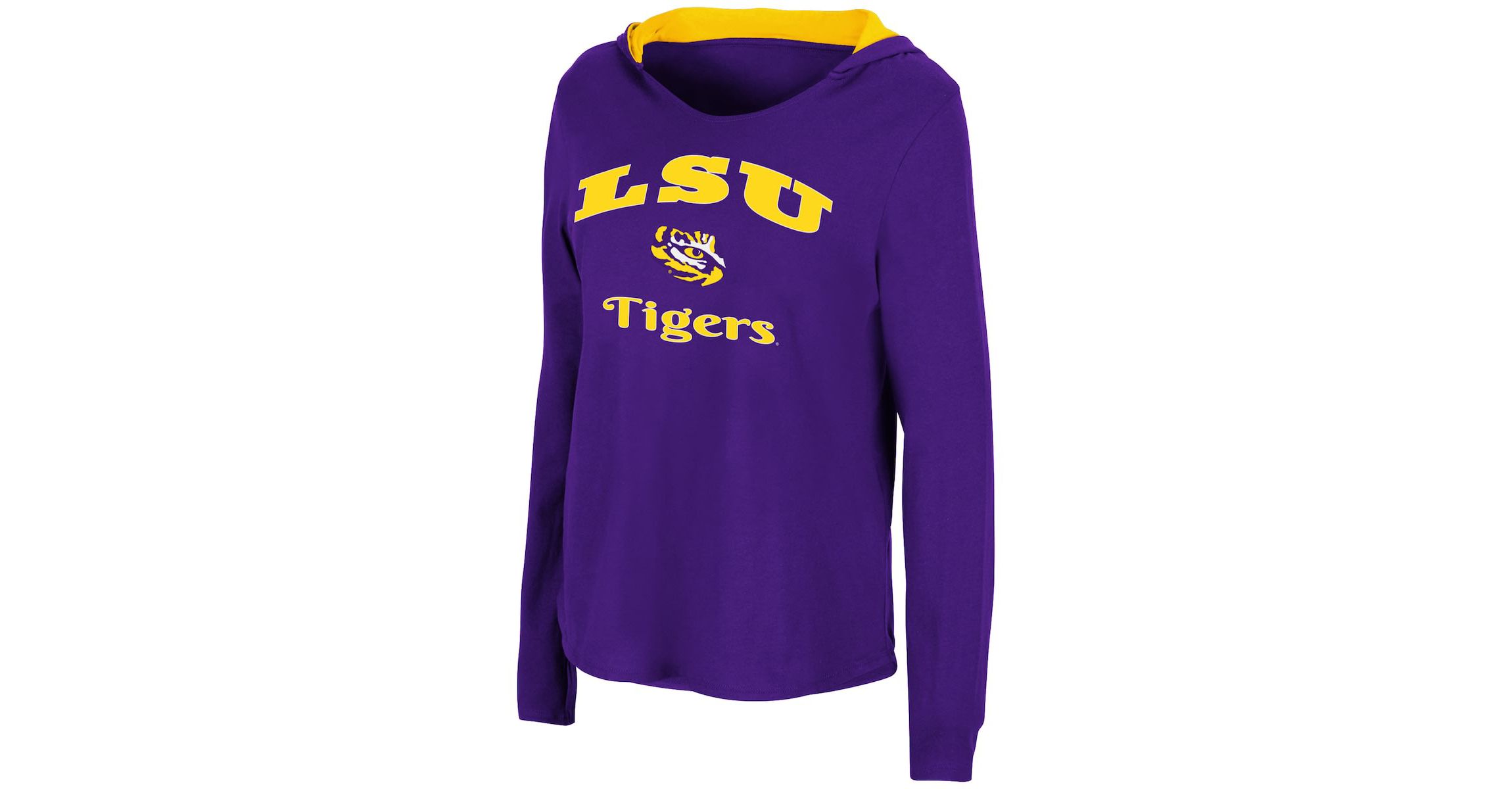 NCAA LSU Tigers Catalina Hoodie Long Sleeve T-Shirt