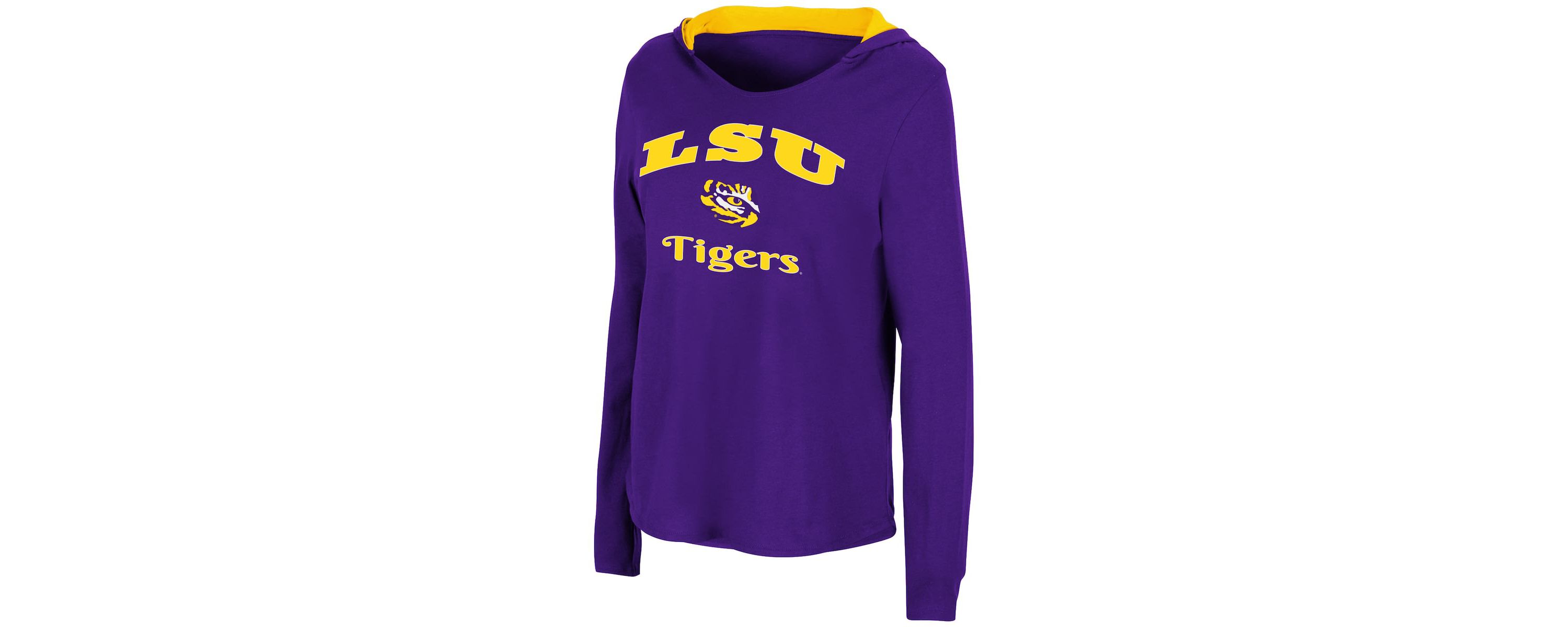 NCAA LSU Tigers Catalina Hoodie Long Sleeve T-Shirt