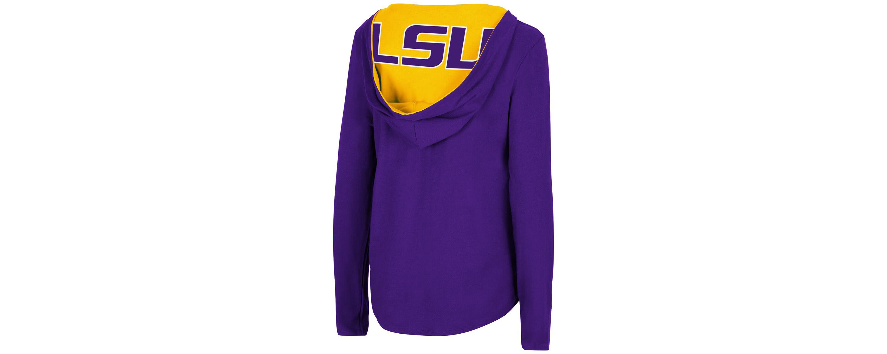 NCAA LSU Tigers Catalina Hoodie Long Sleeve T-Shirt