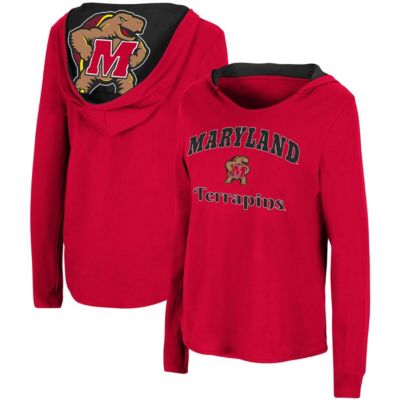 NCAA Maryland Terrapins Catalina Hoodie Long Sleeve T-Shirt