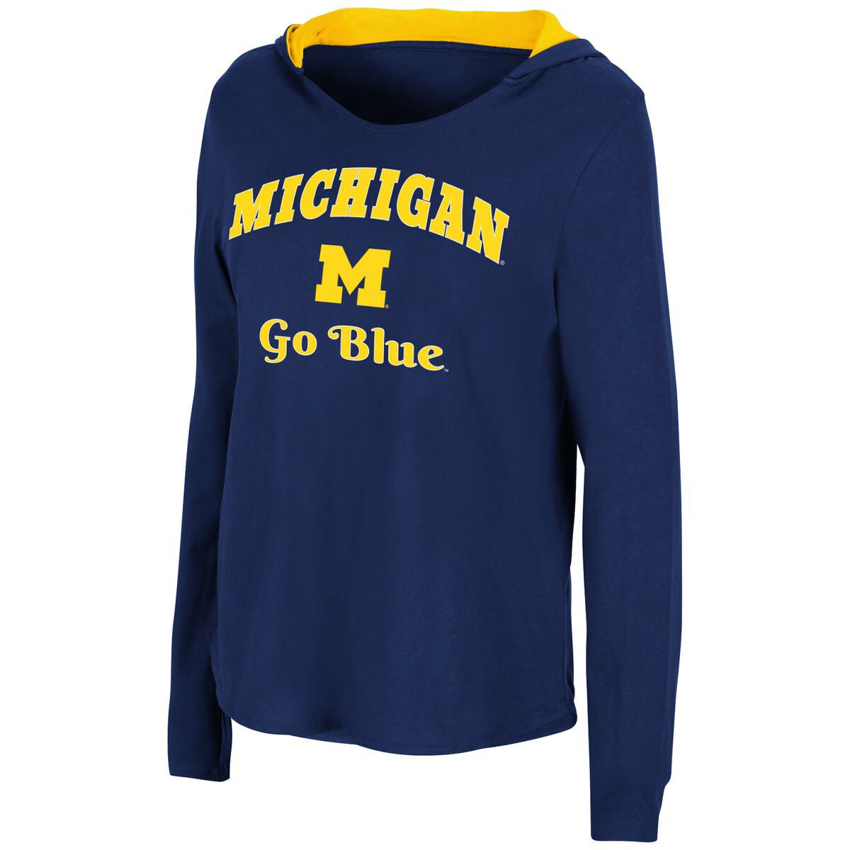 NCAA Michigan Wolverines Catalina Hoodie Long Sleeve T-Shirt
