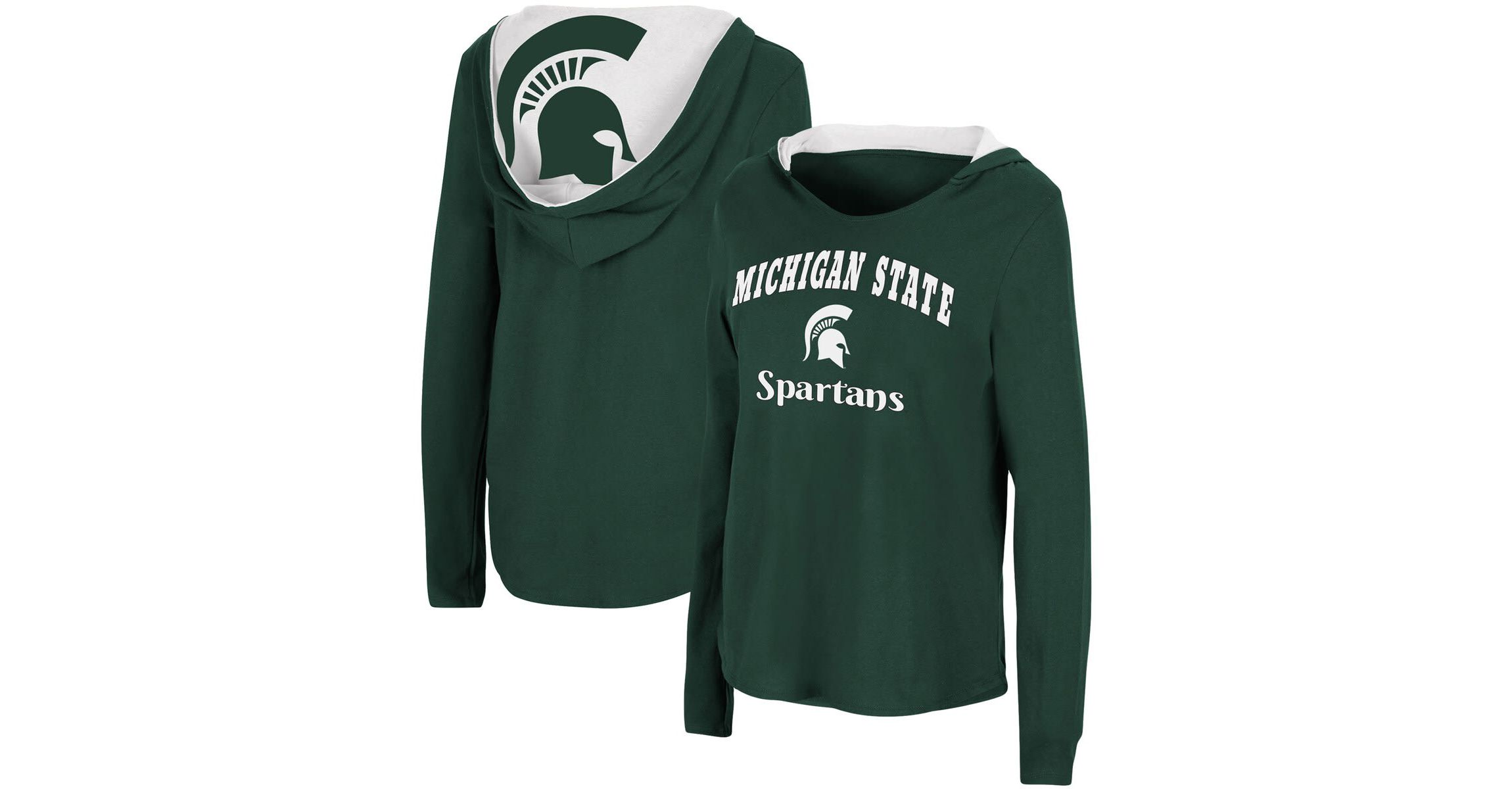 NCAA Michigan State Spartans Catalina Hoodie Long Sleeve T-Shirt