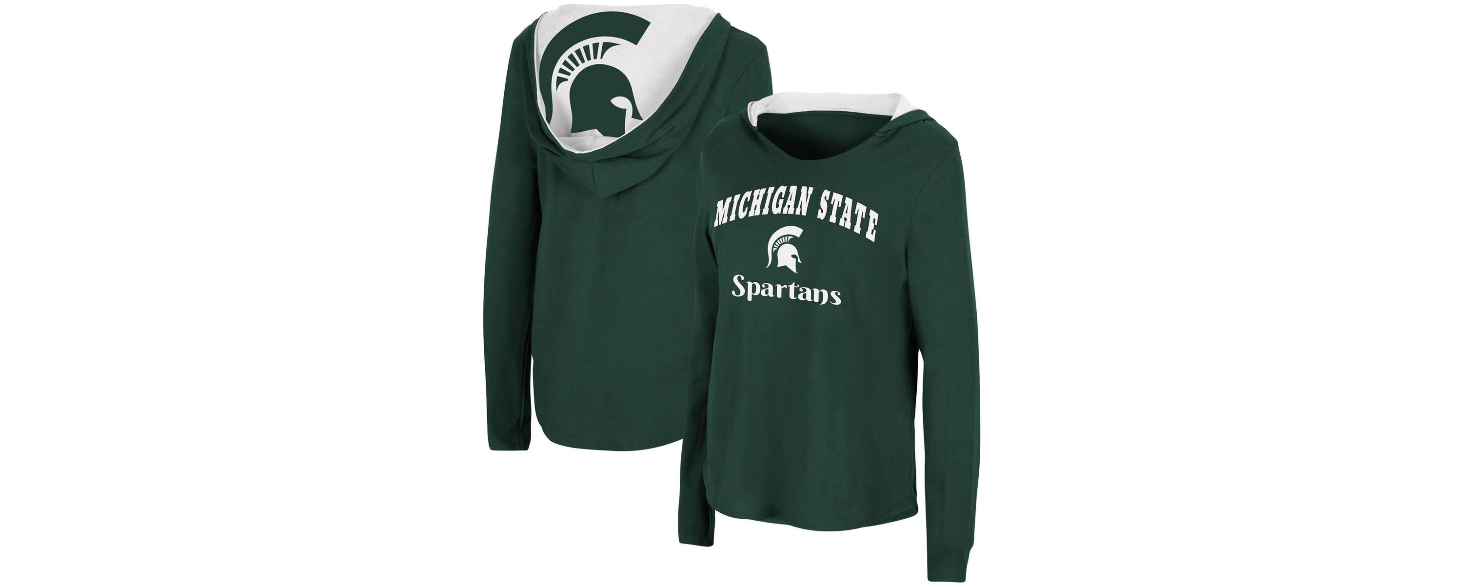 NCAA Michigan State Spartans Catalina Hoodie Long Sleeve T-Shirt