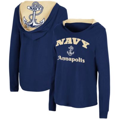 Navy Midshipmen NCAA Midshipmen Catalina Hoodie Long Sleeve T-Shirt