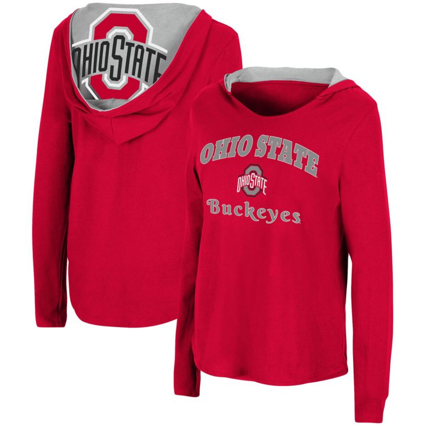 NCAA Ohio State Buckeyes Catalina Hoodie Long Sleeve T-Shirt
