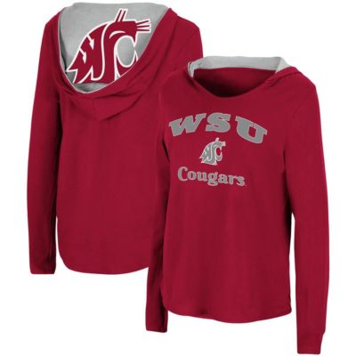 NCAA Washington State Cougars Catalina Hoodie Long Sleeve T-Shirt