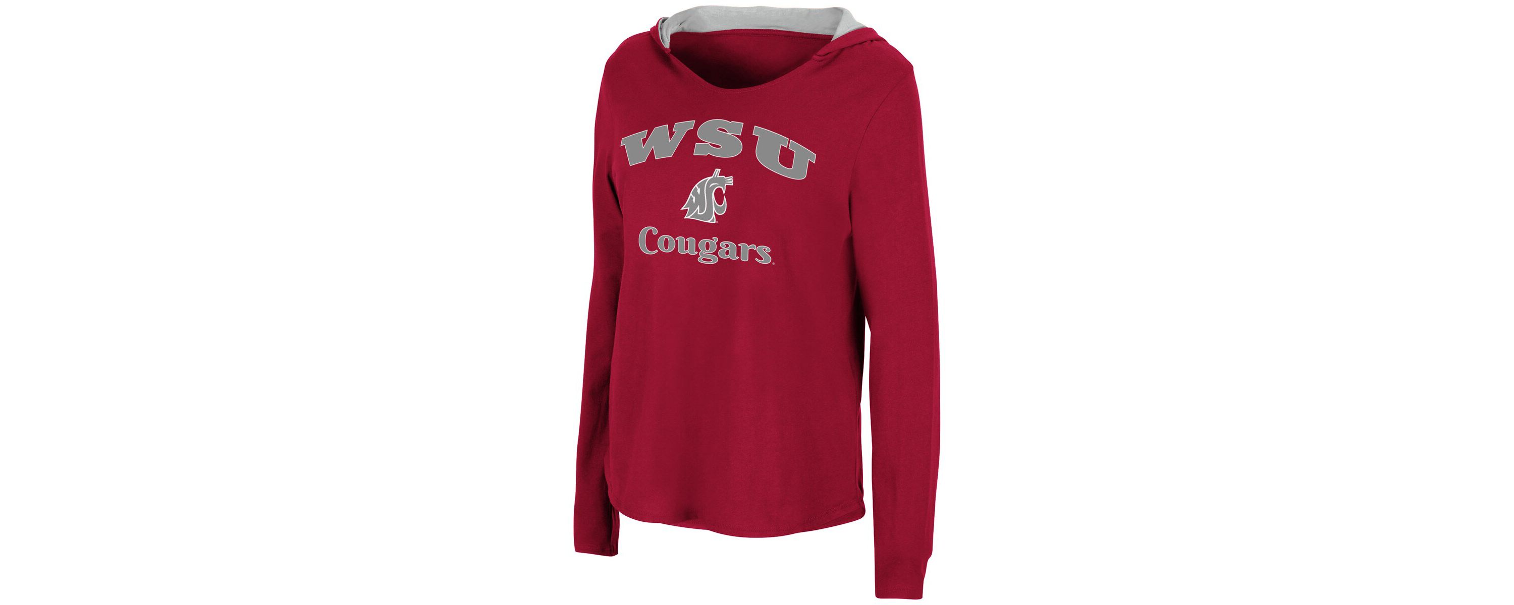 NCAA Washington State Cougars Catalina Hoodie Long Sleeve T-Shirt