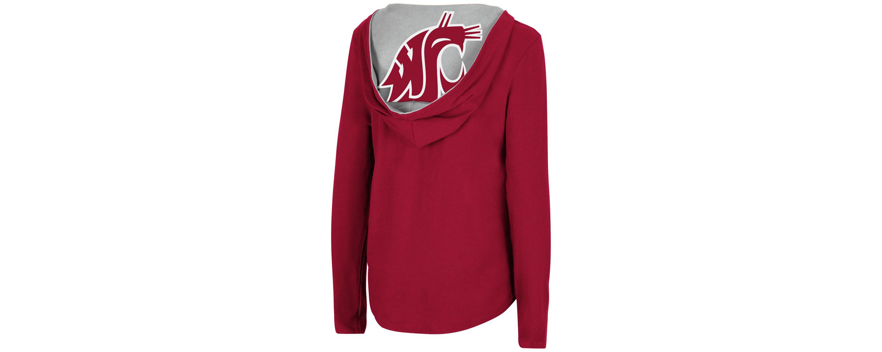 NCAA Washington State Cougars Catalina Hoodie Long Sleeve T-Shirt