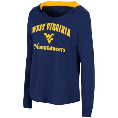 NCAA West Virginia Mountaineers Catalina Hoodie Long Sleeve T-Shirt