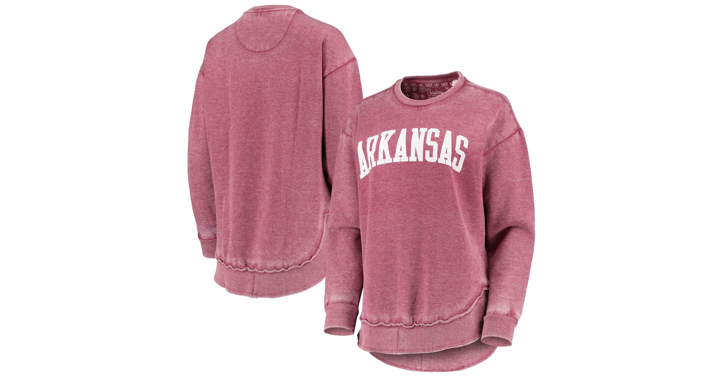 NCAA Arkansas Razorbacks Vintage Wash Pullover Sweatshirt