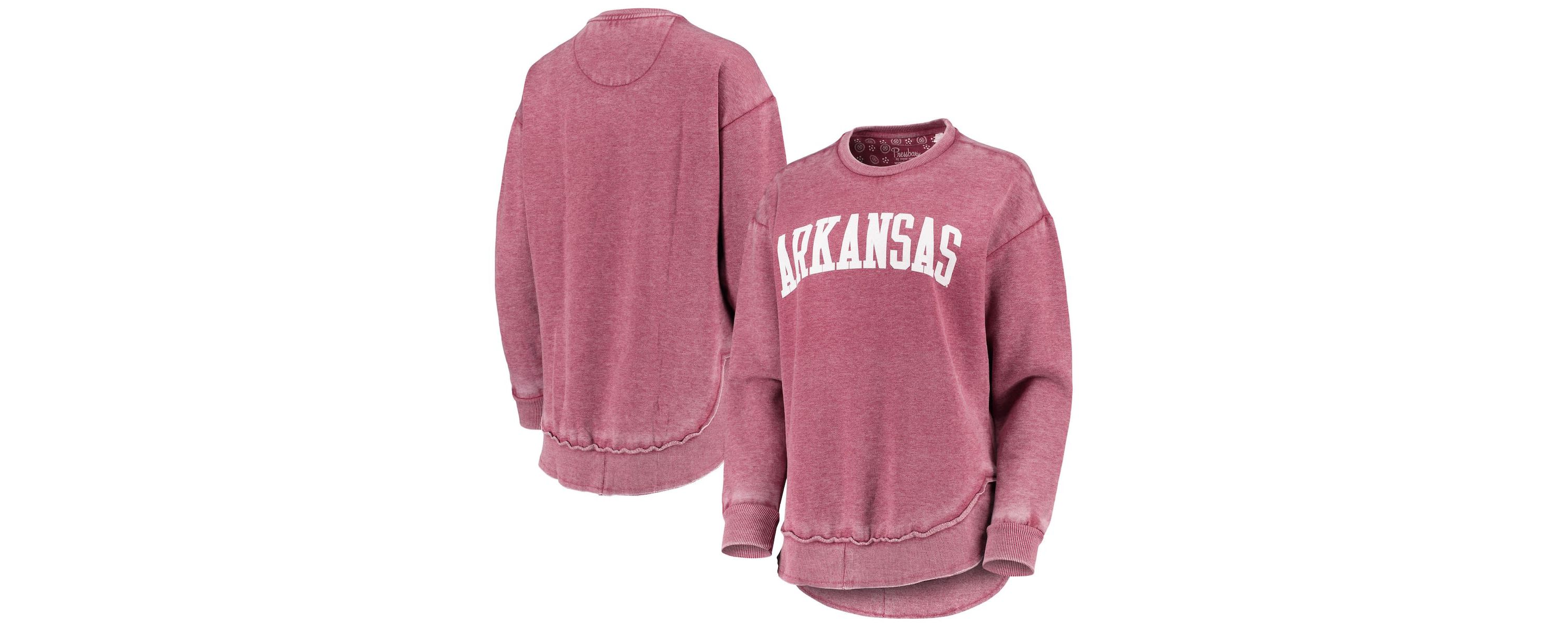 NCAA Arkansas Razorbacks Vintage Wash Pullover Sweatshirt