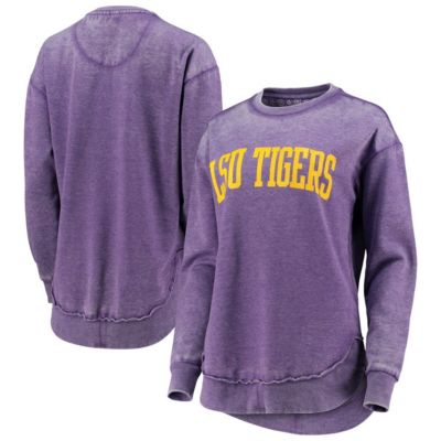 NCAA LSU Tigers Vintage Wash Pullover Sweatshirt