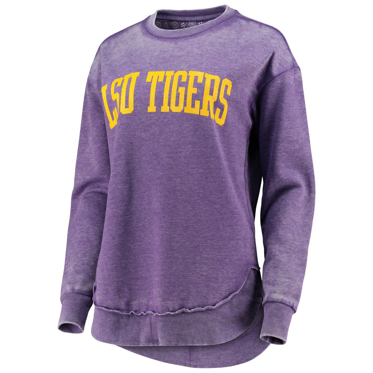 NCAA LSU Tigers Vintage Wash Pullover Sweatshirt