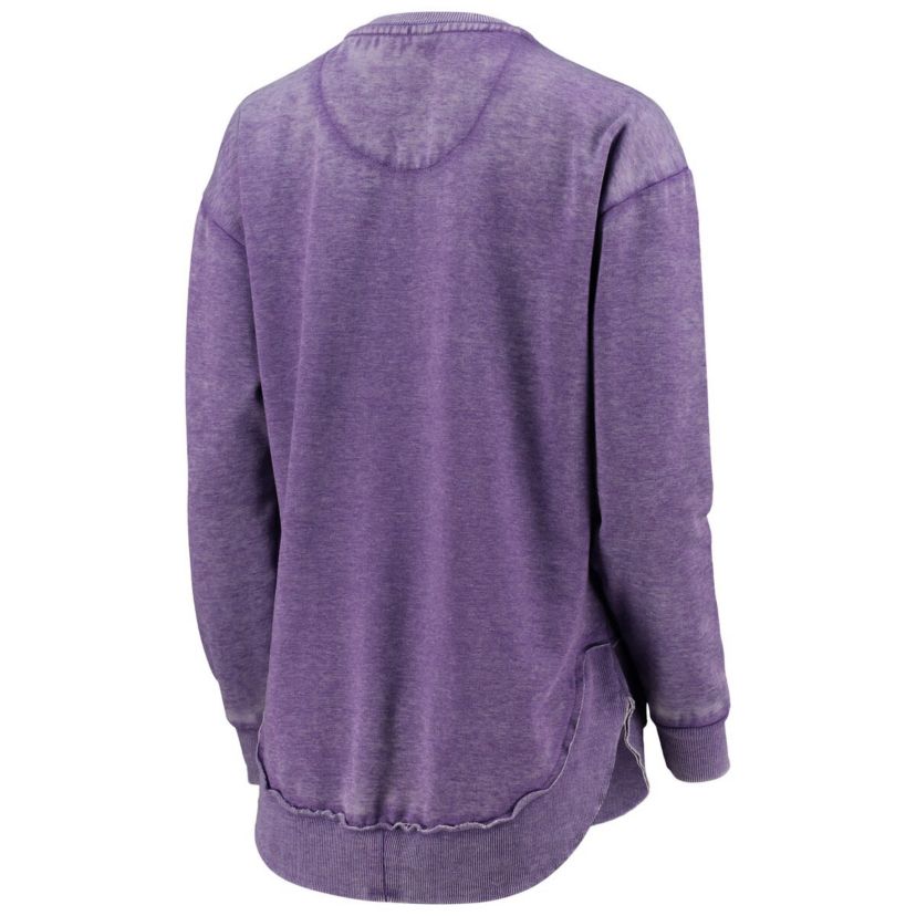 NCAA LSU Tigers Vintage Wash Pullover Sweatshirt