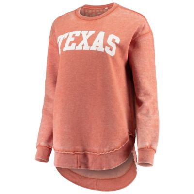 NCAA Burnt Texas Longhorns Vintage Wash Pullover Sweatshirt