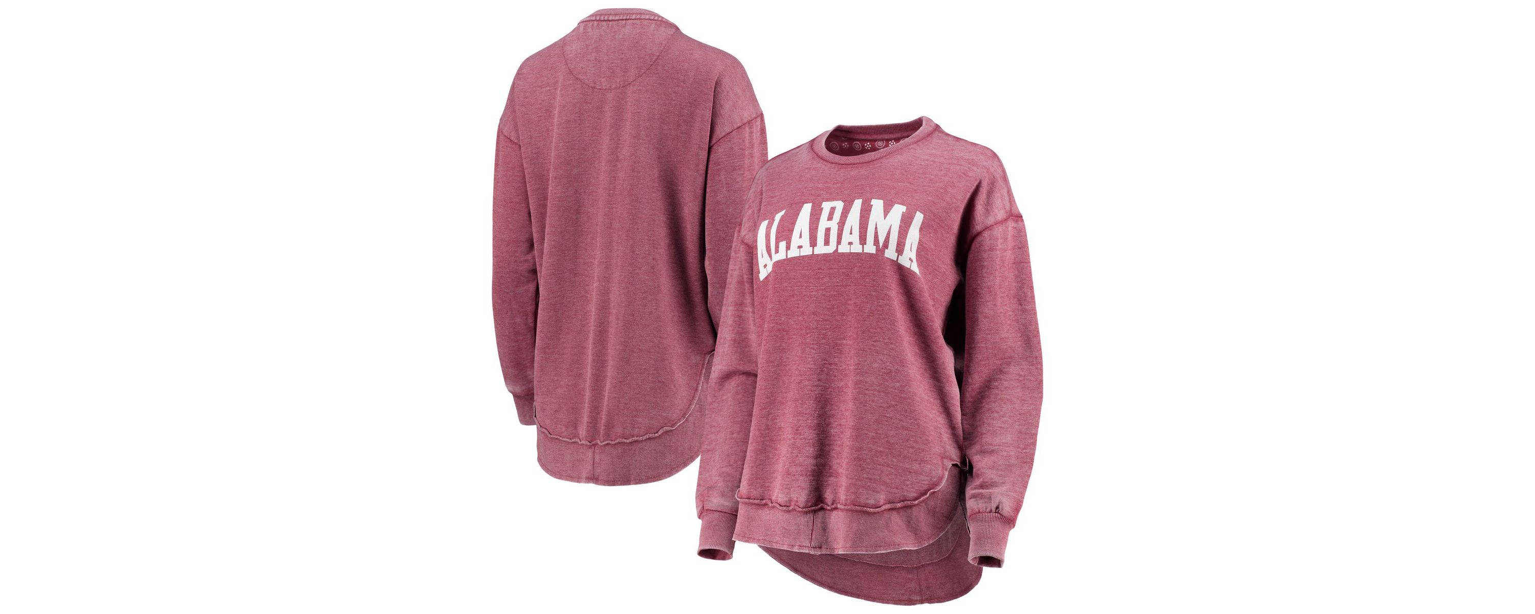 Alabama Crimson Tide NCAA Alabama Tide Vintage Wash Pullover Sweatshirt