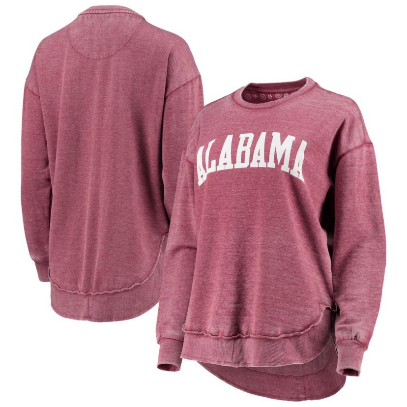 Alabama Crimson Tide NCAA Alabama Tide Vintage Wash Pullover Sweatshirt