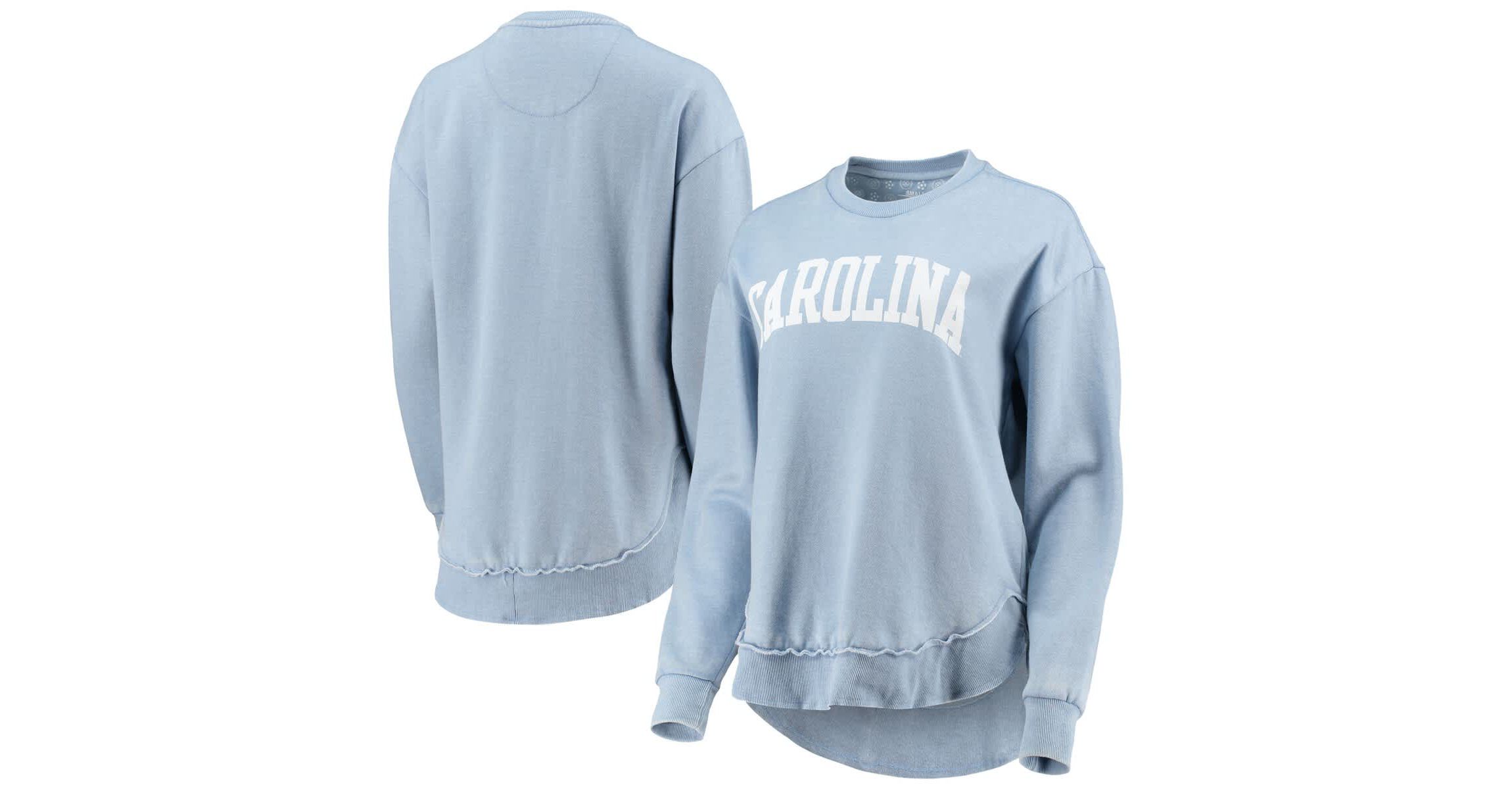NCAA Light North Carolina Tar Heels Vintage Wash Pullover Sweatshirt
