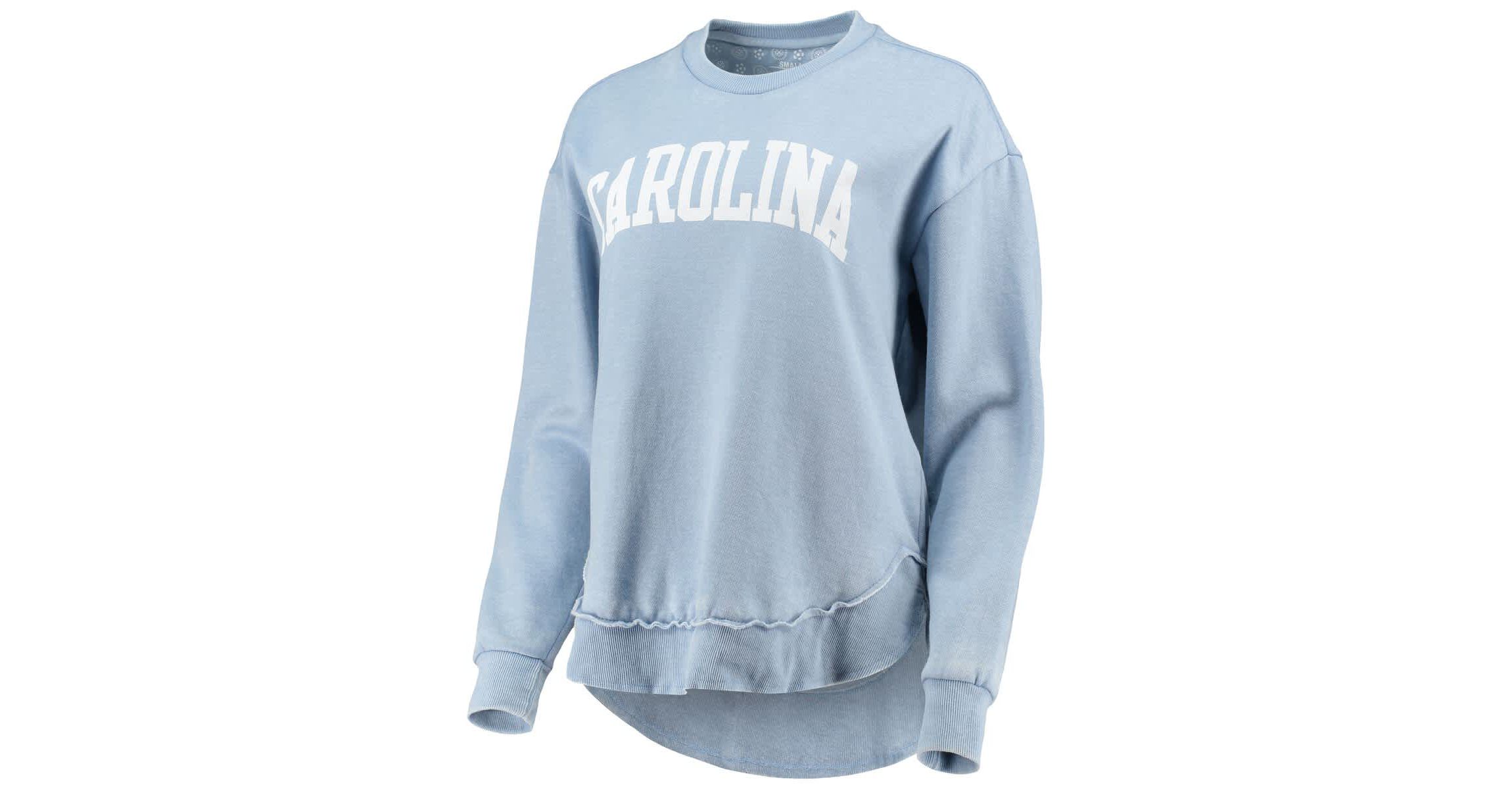 NCAA Light North Carolina Tar Heels Vintage Wash Pullover Sweatshirt
