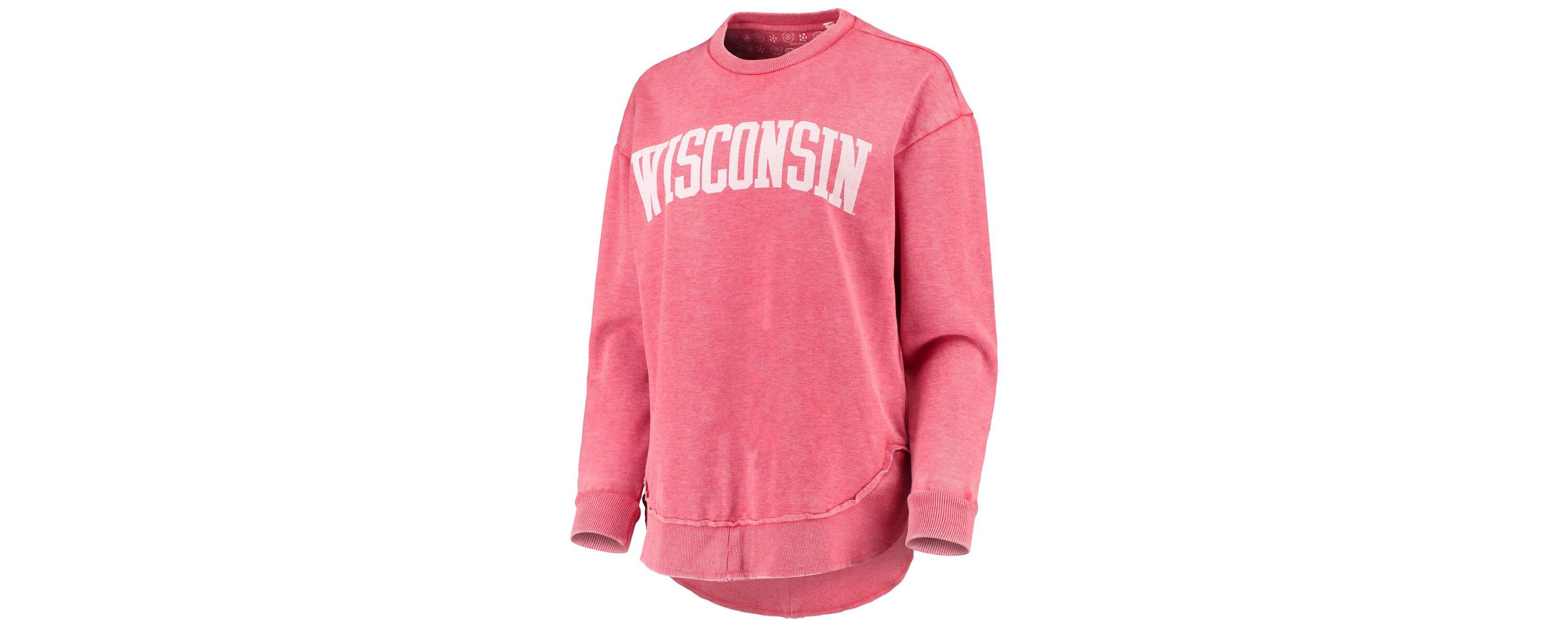 NCAA Wisconsin Badgers Vintage Wash Pullover Sweatshirt