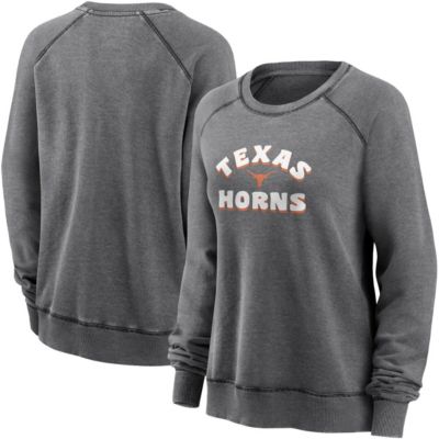 NCAA Fanatics ed Texas Longhorns Retro Raglan Pullover Sweatshirt