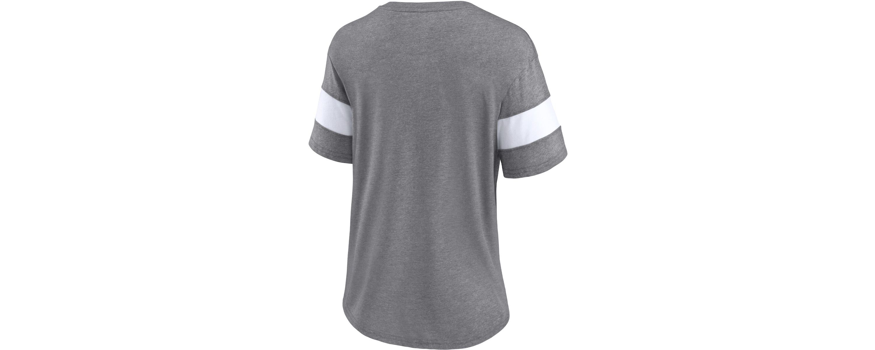 NCAA Fanatics ed Oklahoma Sooners Arched City Sleeve-Striped Tri-Blend V-Neck T-Shirt