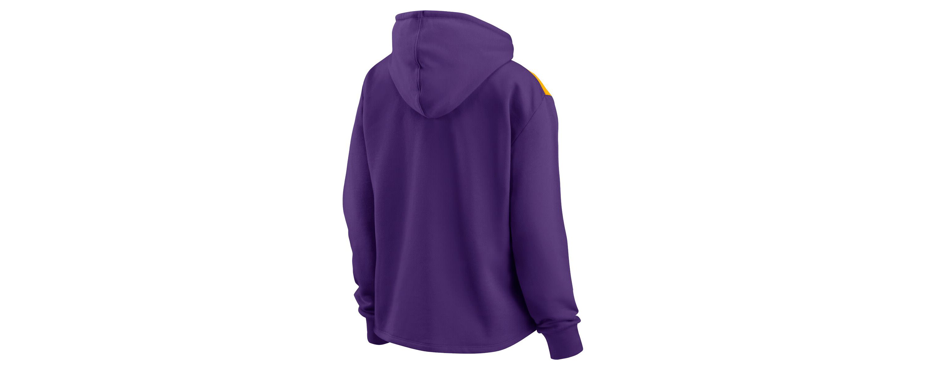 NBA Fanatics Los Angeles Lakers Overslide Quarter-Zip Fleece Hoodie