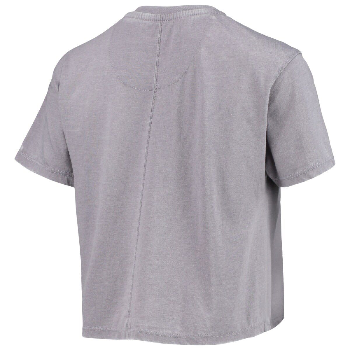 NCAA Michigan State Spartans Edith Vintage Burnout Crop T-Shirt