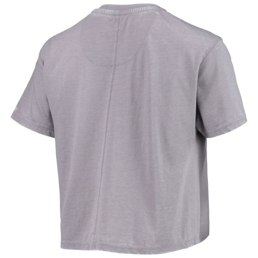 NCAA Michigan State Spartans Edith Vintage Burnout Crop T-Shirt