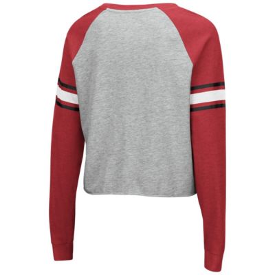 NCAA ed Indiana Hoosiers Decoder Pin Raglan Long Sleeve T-Shirt