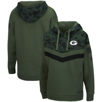 NCAA Georgia Bulldogs OHT Military Appreciation Extraction Chevron Pullover Hoodie