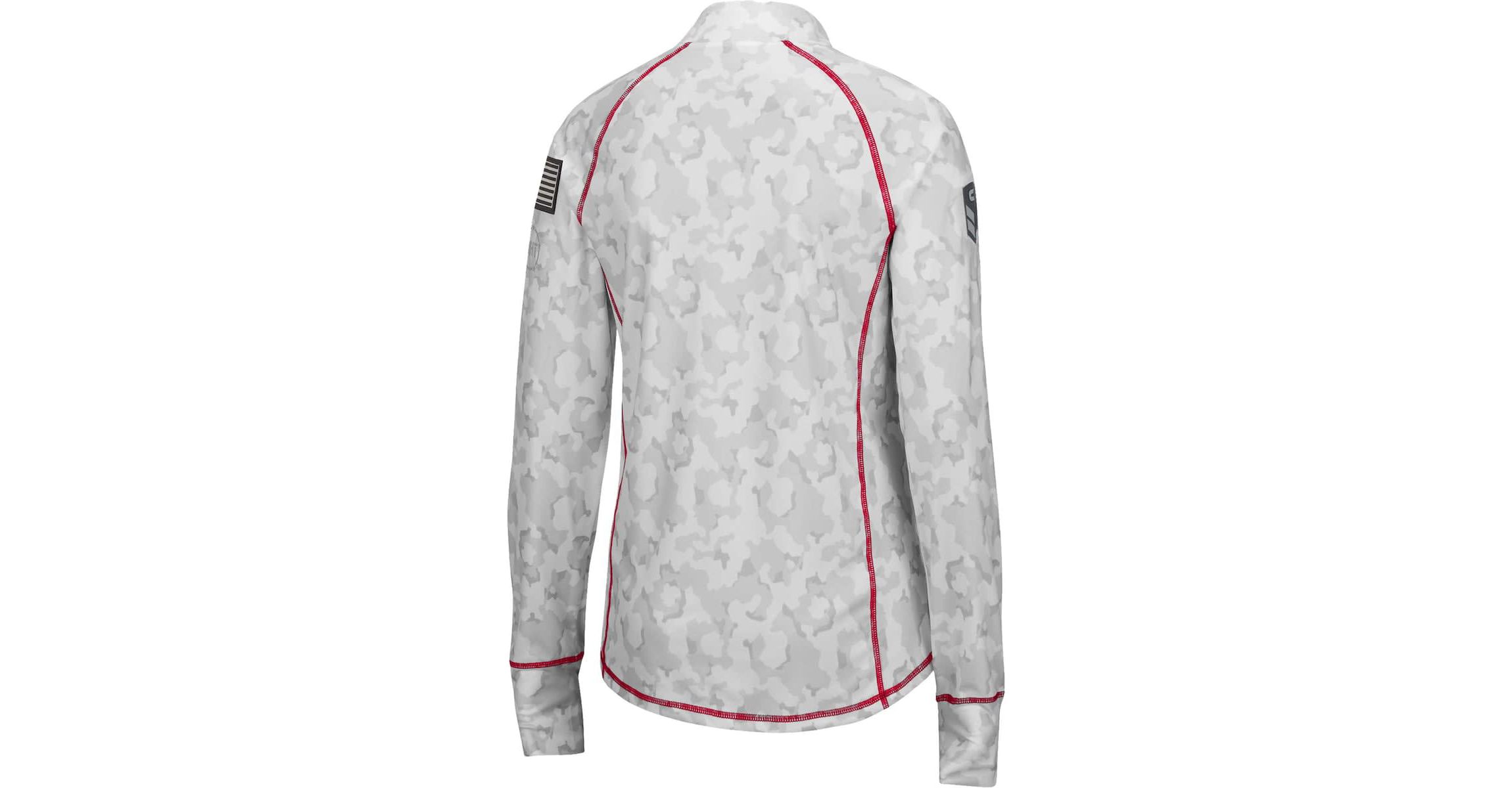 NCAA Georgia Bulldogs OHT Military Appreciation Officer Arctic Fitted Lightweight 1/4-Zip Jacket