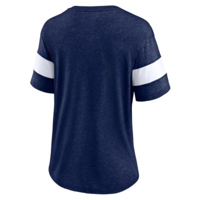 MLB Fanatics ed Milwaukee Brewers Wordmark V-Neck Tri-Blend T-Shirt