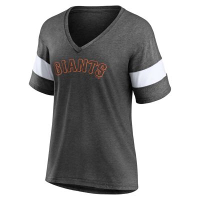 MLB Fanatics ed San Francisco Giants Wordmark V-Neck Tri-Blend T-Shirt