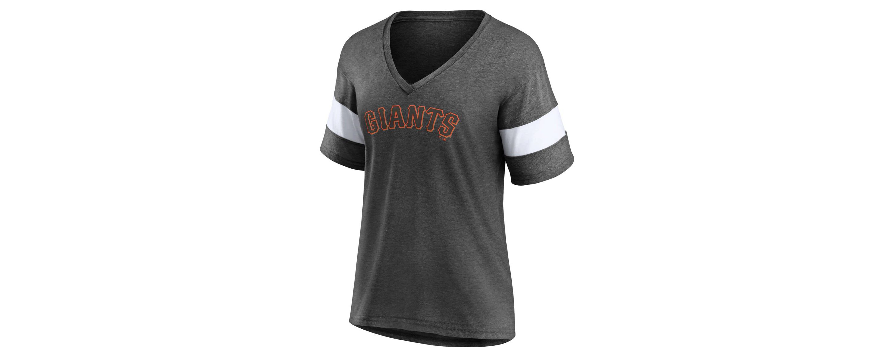 MLB Fanatics ed San Francisco Giants Wordmark V-Neck Tri-Blend T-Shirt