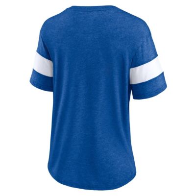 MLB Fanatics ed Chicago Cubs Wordmark V-Neck Tri-Blend T-Shirt