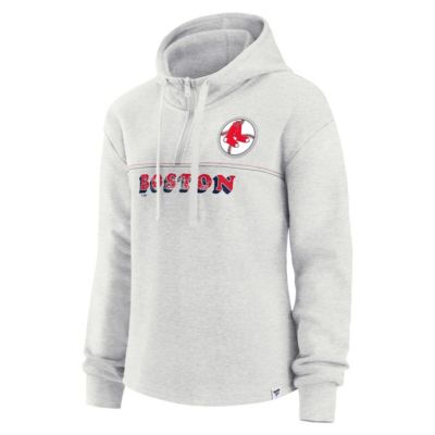 Boston Red Sox MLB Fanatics Boston Sox True Classics Legacy Quarter-Zip Hoodie