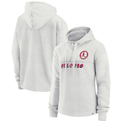 MLB Fanatics St. Louis Cardinals True Classics Legacy Quarter-Zip Hoodie