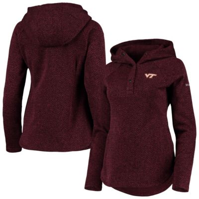 NCAA Virginia Tech Hokies Darling Days Raglan Fleece Pullover Hoodie