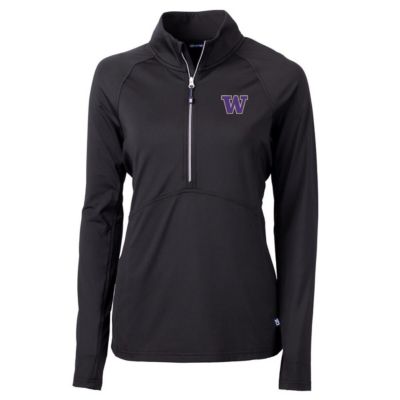 NCAA Washington Huskies Adapt Eco Knit Half-Zip Pullover Jacket