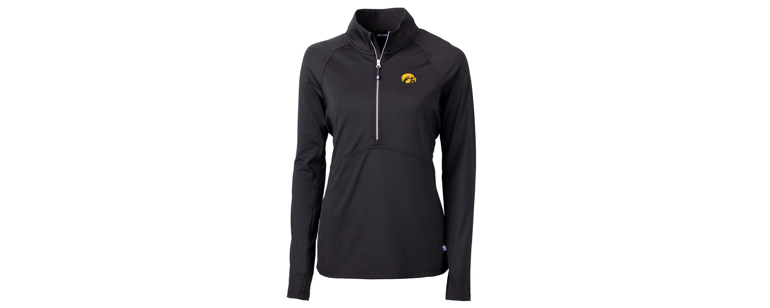 NCAA Iowa Hawkeyes Adapt Eco Knit Half-Zip Pullover Jacket