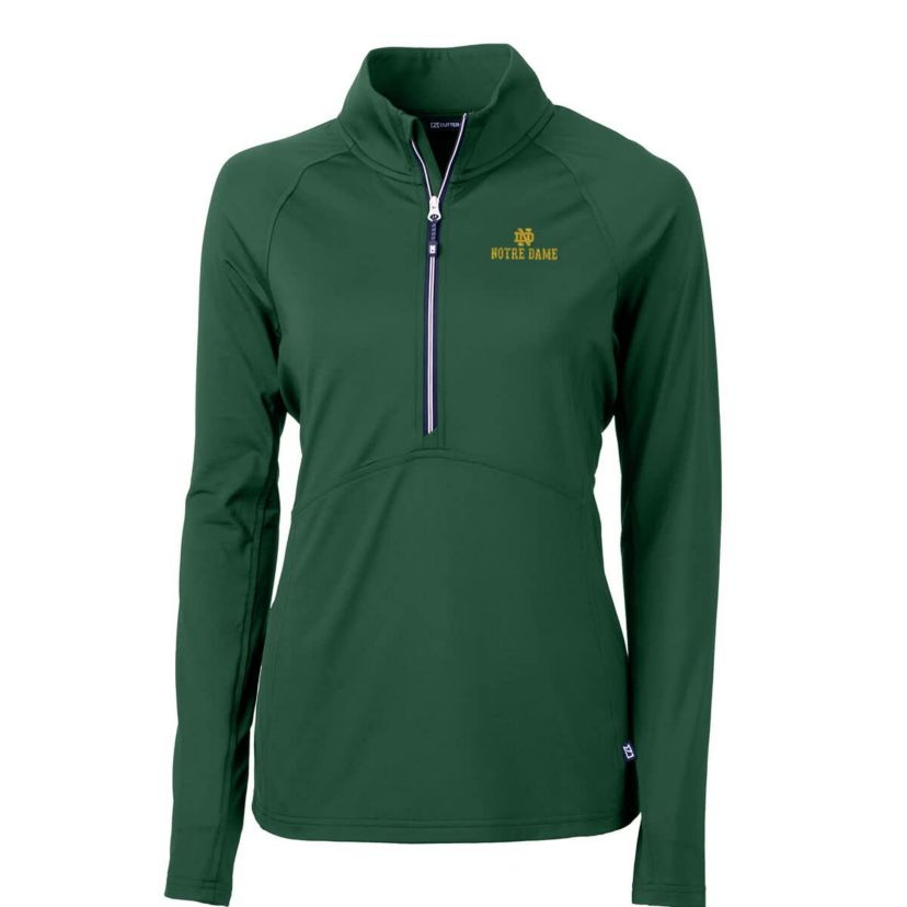 NCAA Notre Dame Fighting Irish Adapt Eco Knit Half-Zip Pullover Jacket