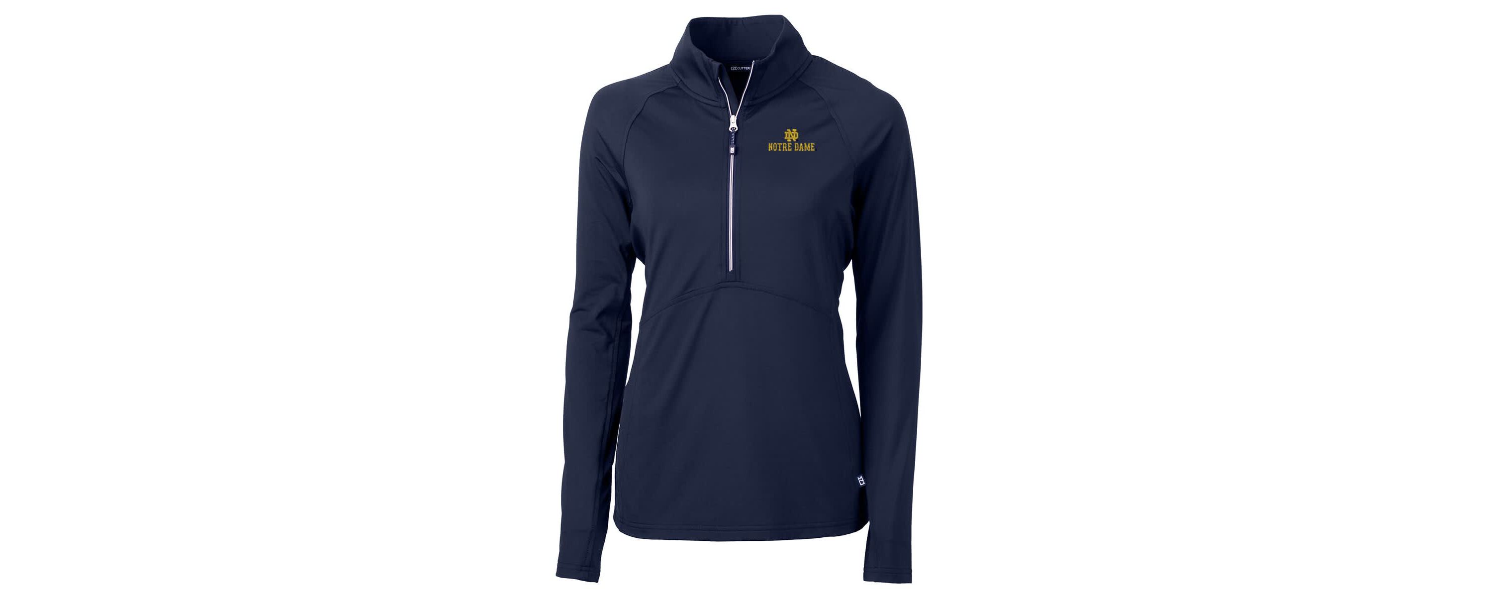 NCAA Notre Dame Fighting Irish Adapt Eco Knit Half-Zip Pullover Jacket