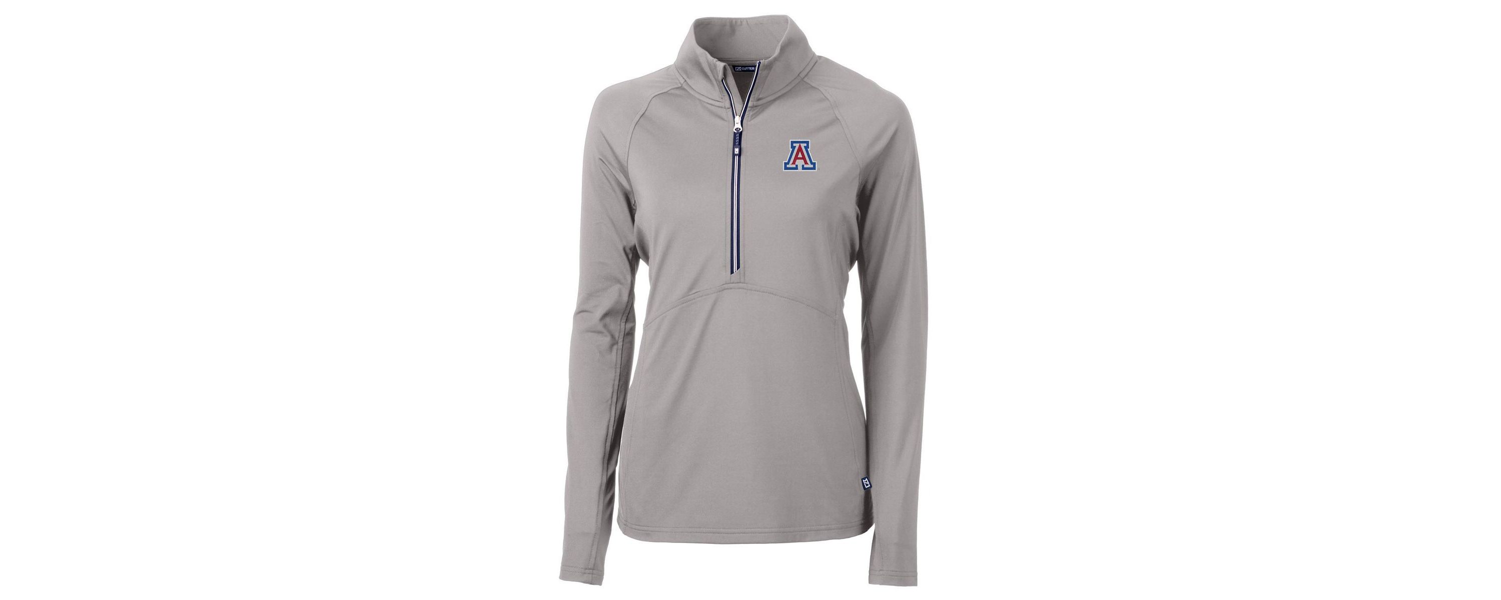 NCAA Arizona Wildcats Adapt Eco Knit Half-Zip Pullover Jacket