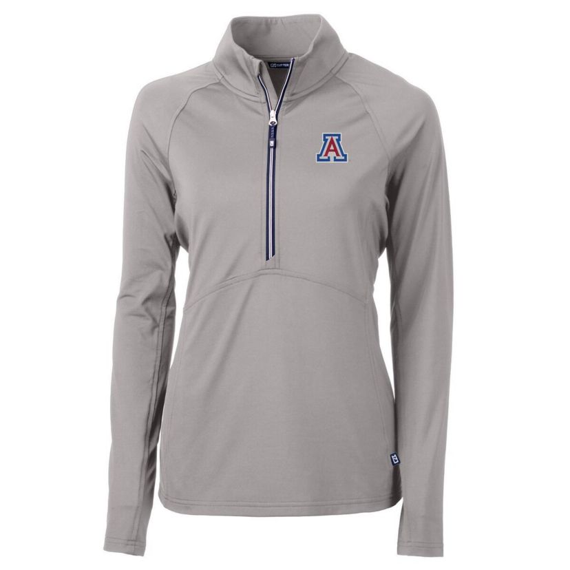 NCAA Arizona Wildcats Adapt Eco Knit Half-Zip Pullover Jacket