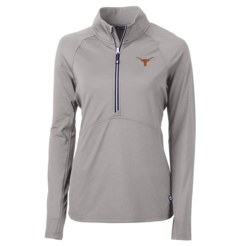 NCAA Texas Longhorns Adapt Eco Knit Half-Zip Pullover Jacket