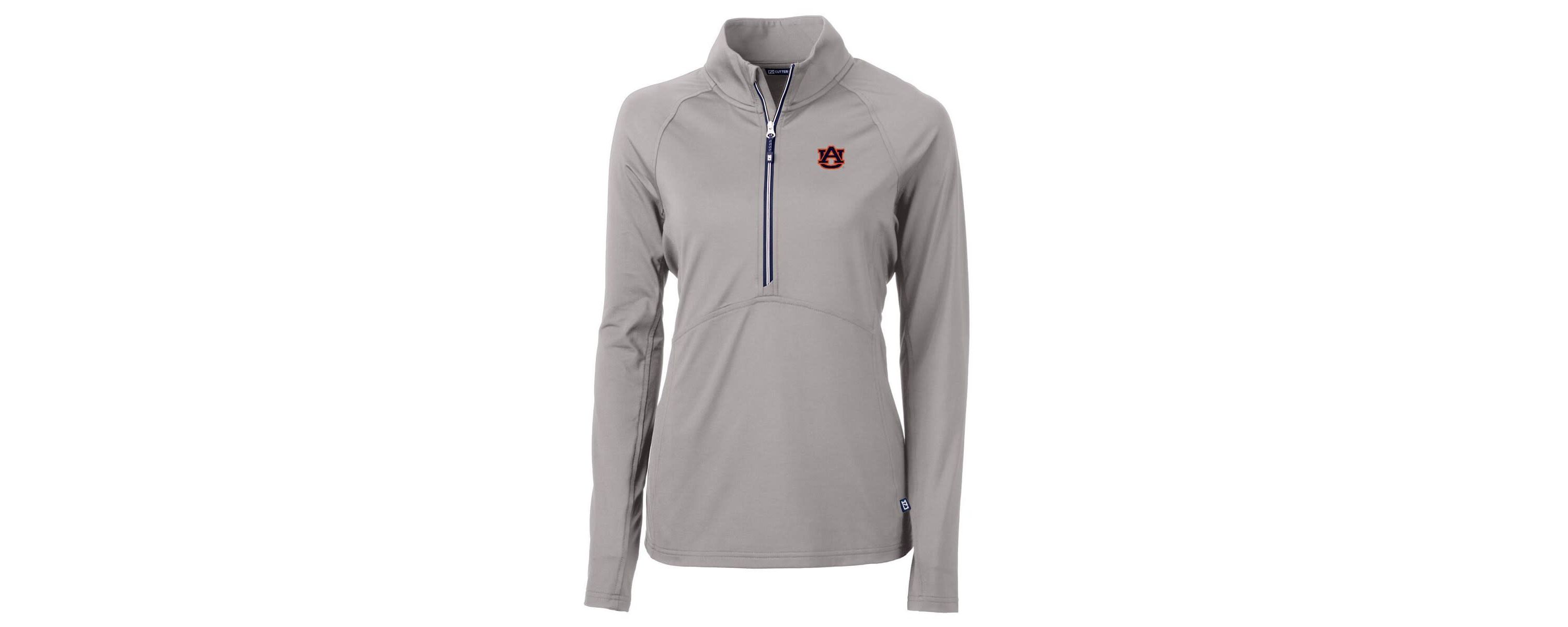 NCAA Auburn Tigers Adapt Eco Knit Half-Zip Pullover Jacket