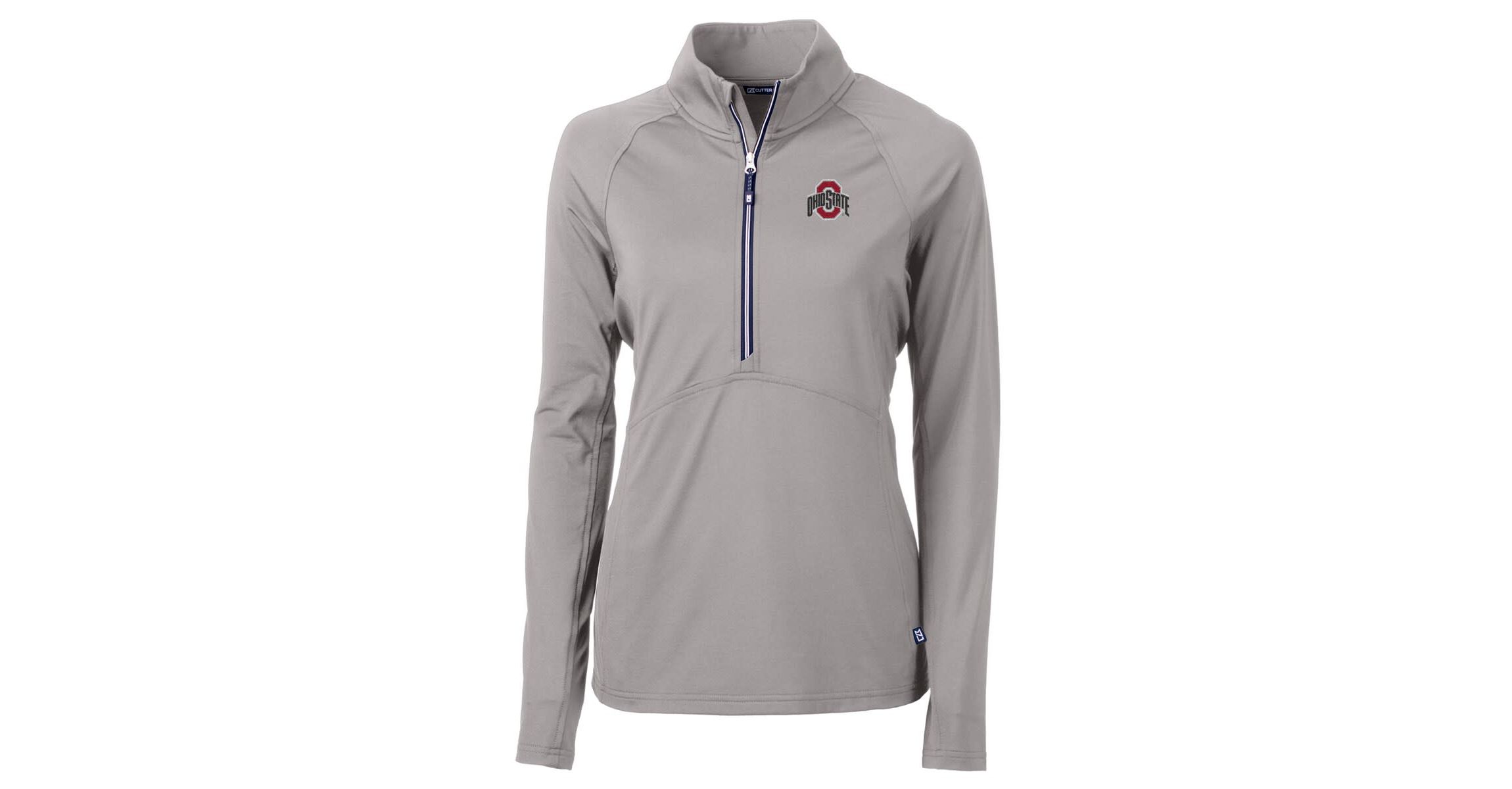 NCAA Ohio State Buckeyes Adapt Eco Knit Half-Zip Pullover Jacket
