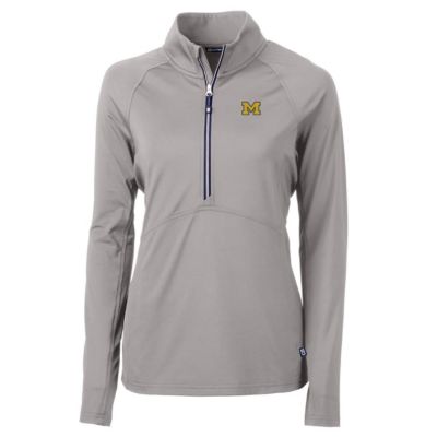 NCAA Michigan Wolverines Adapt Eco Knit Half-Zip Pullover Jacket