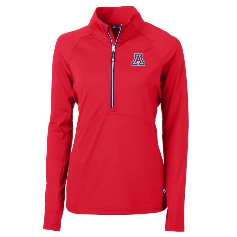 NCAA Arizona Wildcats Adapt Eco Knit Half-Zip Pullover Jacket